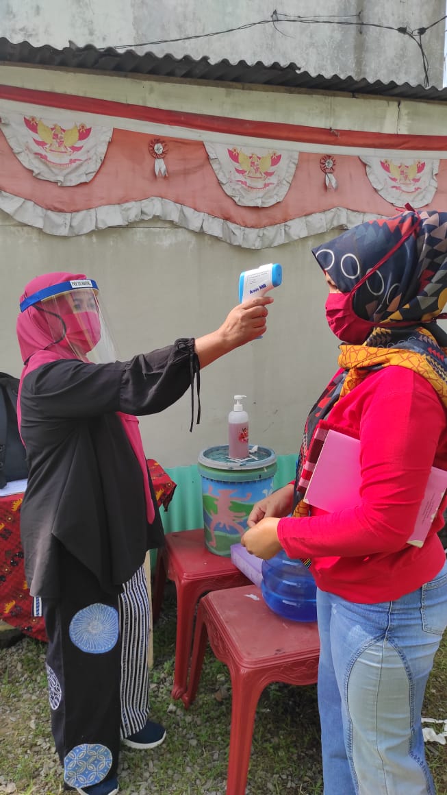 KEGIATAN POSYANDU DI POS PAUD ANGGREK 11 DESA MARGAHAYU SELATAN