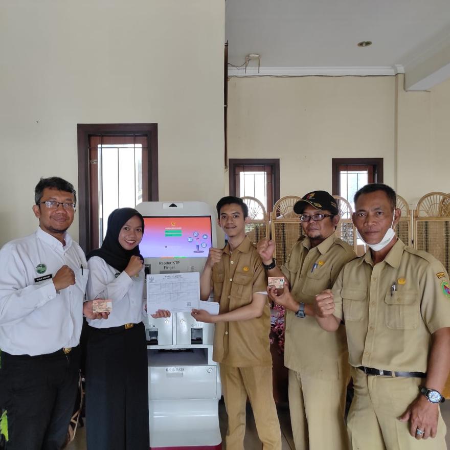 MESIN ANJUNGAN MANDIRI DESA MARGAHAYU SELATAN KECAMATAN MARGAHAYU