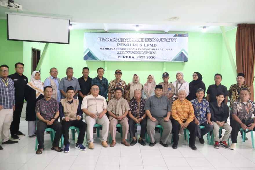 PELANTIKAN DAN SERAH TERIMA JABATAN PENGURUS LPMD